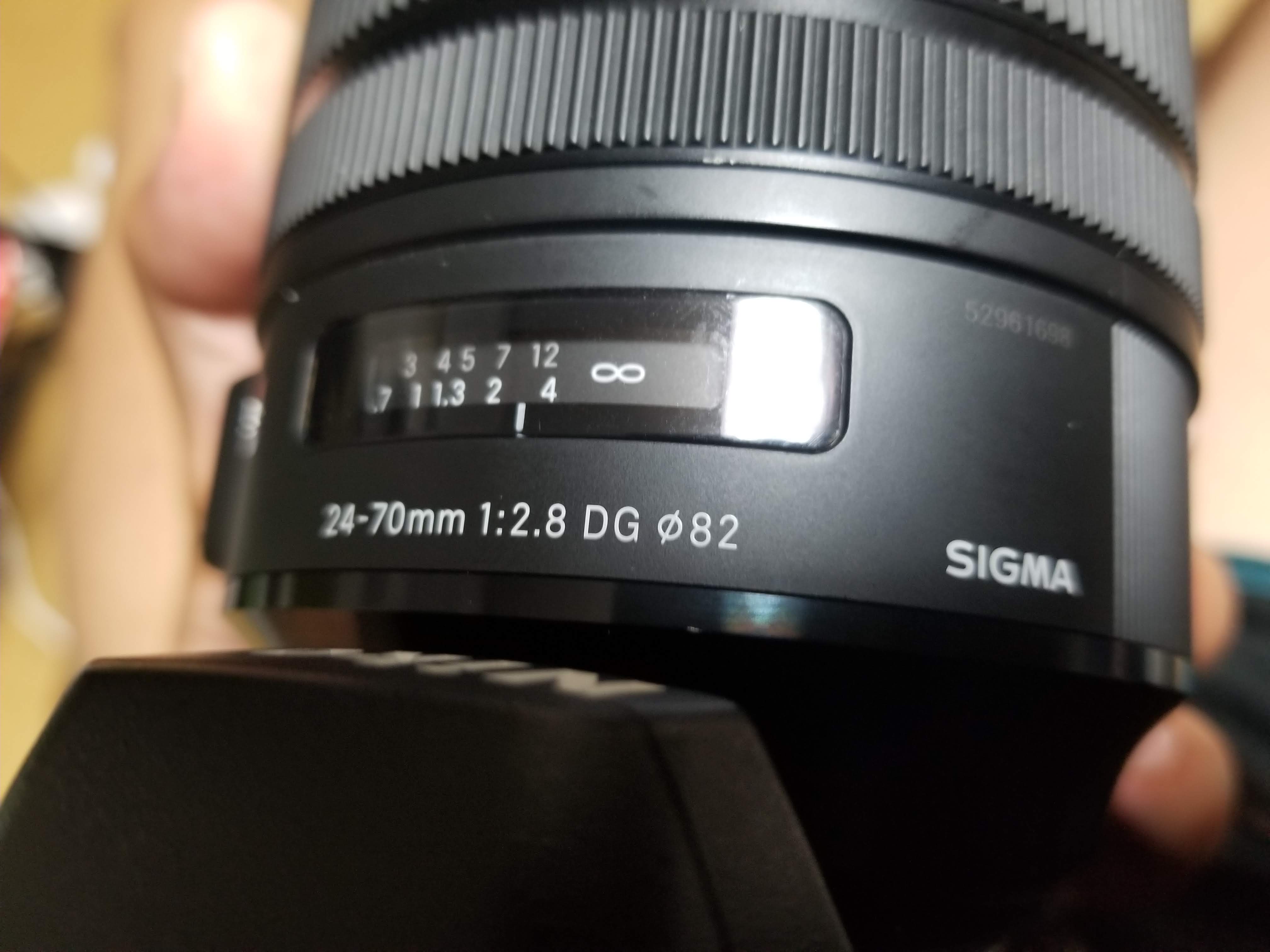 シグマDGレンズ 24-70mm F2.8 OS HSM Art Nikon
